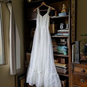 Vintage Gunne Sax maxi dress wedding boho prairie